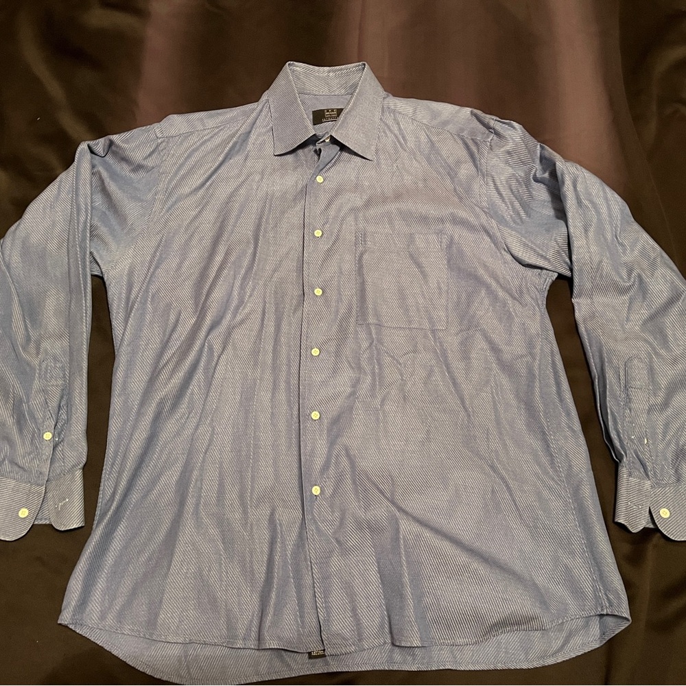 Ike Behar Light Blue Dress Shirt